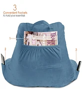 Nestl Shredded Memory Foam Reading Backrest Pillow