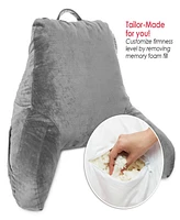 Nestl Shredded Memory Foam Reading Backrest Pillow