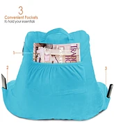 Nestl Shredded Memory Foam Reading Backrest Pillow