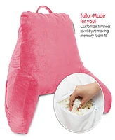 Nestl Shredded Memory Foam Reading Backrest Pillow