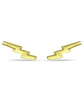 Giani Bernini Lightning Bolt Ear Crawler Earrings 18k Gold Over Sterling Silver or