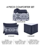 Five Queens Court Shelburne 4-Pc. Comforter Set