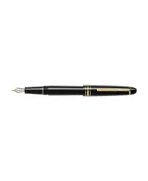 Montblanc Meisterstuck Classique Black Resin & Gold-Coated Fountain Pen