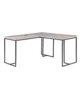 Furniture of America Deravig L-Shape Corner Desk