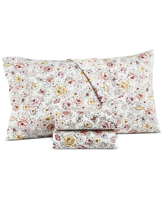 Closeout! Charter Club 550 Thread Count Printed Cotton 4-Pc. Sheet Set, Queen, Exclusively at Macy's
