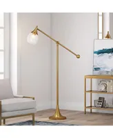 Ranger Floor Lamp with Boom Arm - Gold