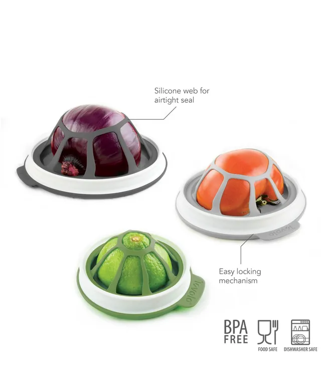 Tovolo Set of 3 Seal 'N Store Produce Keepers