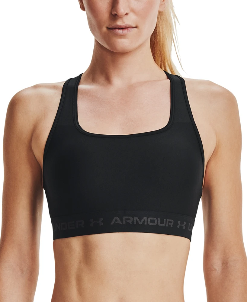 Under Armour Women's Crossback Medium Impact Sports Bra