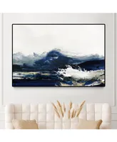 Giant Art Water Oversized Framed Canvas, 60" x 40"