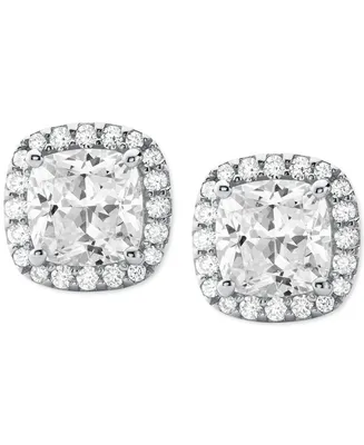 Michael Kors Cushion Cut Halo Stud Earrings