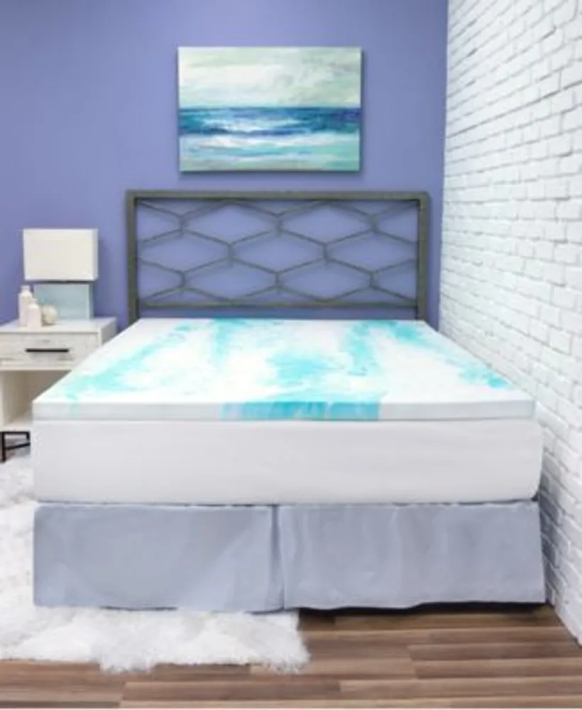 Sensorgel Gel Swirl Memory Foam Mattress Topper Collection