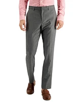 Perry Ellis Portfolio Men's Slim-Fit Non-Iron Performance Stretch Heathered Dress Pants