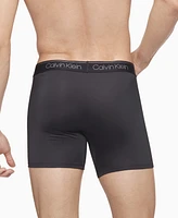 Calvin Klein Men's 3-Pack Microfiber Stretch Boxer Briefs Underwear