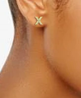 Giani Bernini Cubic Zirconia X & O Mismatch Stud Earrings, Created for Macy's