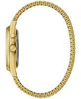 Caravelle Men's Traditional Gold-Tone Stainless Steel Expansion Bracelet Watch 40mm