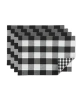 Design Import Reversible Gingham - Buffalo Check Placemat Set