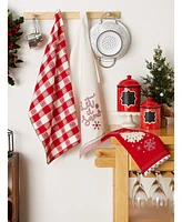 Design Imports Santa Chef Clause Kitchen, Let It Snow Dishtowel, Set of 3