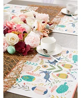Design Imports Easter Folk Garden Placemats 13" x 19", Set of 6