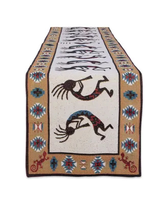 Design Imports Kokopelli Tapestry Table Runner 13" x 72"