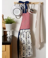 Design Imports Maritime Spread Kitchen Textiles, Anchors Away, 1 Piece