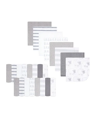 Hudson Baby Infant Boy Rayon from Bamboo Washcloth Bundle
