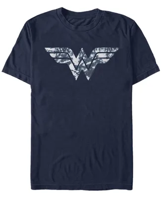 Men's Wonder Woman Dye Doubleyou Short Sleeve T-shirt