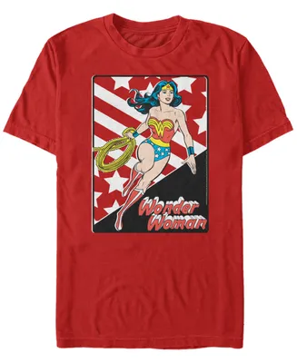 Men's Wonder Woman Posted Short Sleeve T-shirt