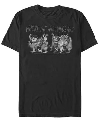Men's Where The Wild Things Are Wild Things Short Sleeve T-shirt