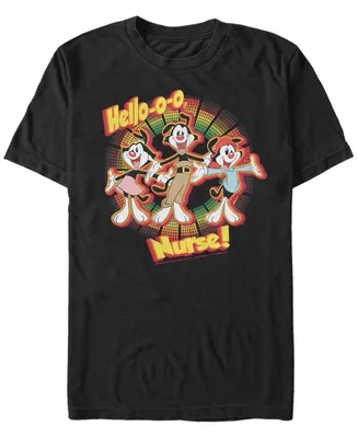 Men's Animaniacs Animated Series Nurse Trio Short Sleeve T-shirt