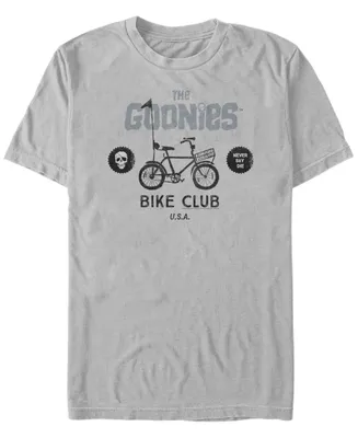 Men's The Goonies 1985 Bike Club Short Sleeve T-shirt - Silver