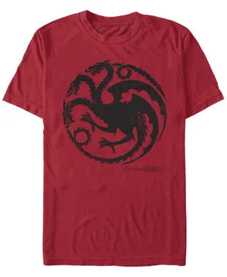 Men's Game of Thrones Targaryen Dragon Short Sleeve T-shirt