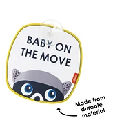 Diono Baby On The Move 2 Pack of Baby On Board Car Window Stickers with Suction Cups