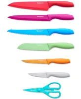 Tomodachi Jewels 13-Pc. Knife Set with Kitchen Shears & Matching Blade Guards