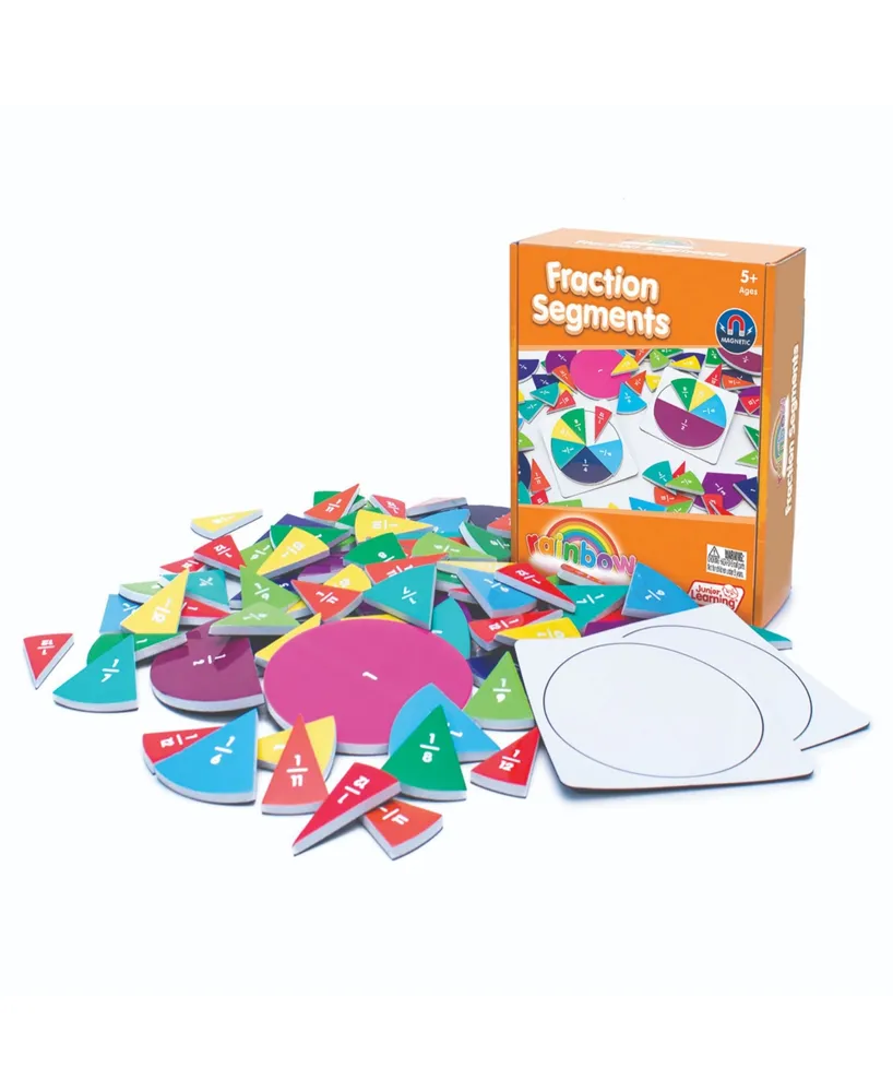 Junior Learning Fraction Segments - Magnetic Activities Learning Set