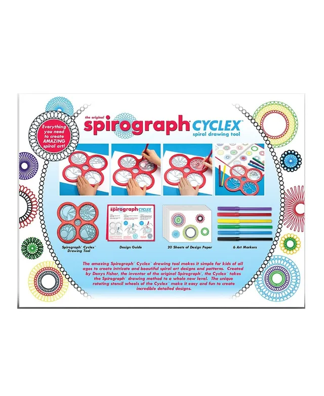 Spiral Art Set Spirograph Children's Craft Creative Drawing S3 