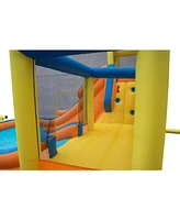 Banzai Inflatable Slide 'N Bounce Splash Park Water Park