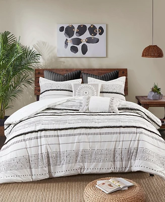 Ink+Ivy Nea Boho Stripe 3-Pc. Comforter Set, King/California King