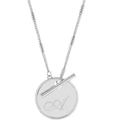 Grace Initial Toggle Necklace