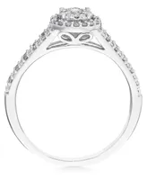 Diamond Promise Ring in 10k White Gold ( 1/4 ct. t.w.)