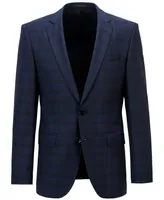 Boss by Hugo Boss Men's Checked Slim-Fit Jacket