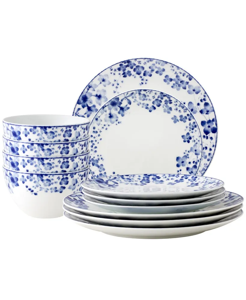 Noritake Bloomington Road 12-Piece Dinnerware Set, Service for 4