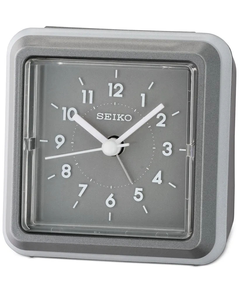 Seiko Ena Gray Alarm Clock