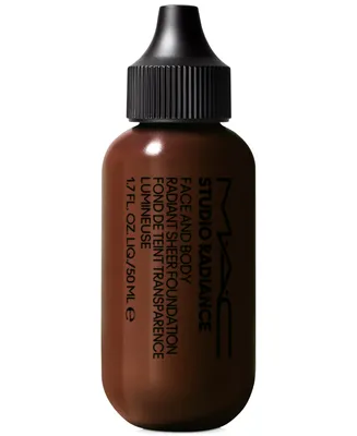 Mac Studio Radiance Face & Body Radiant Sheer Foundation, 1.7 oz.