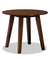 Lilly Modern and Contemporary Fabric Upholstered 5 Piece Dining Set
