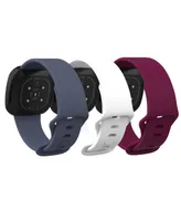 Men's and Women's Resin 3 Pack for Fitbit Sense Versa 3 38mm