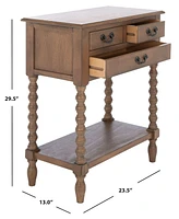 Athena 3 Drawer Console Table