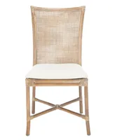 Chiara Rattan Accent Chair with Cushion, Set of 2