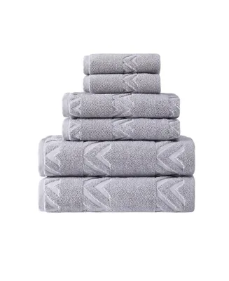 Ozan Premium Home Turkish Cotton Sovrano Collection 6-Pc. Bath Towel Sets