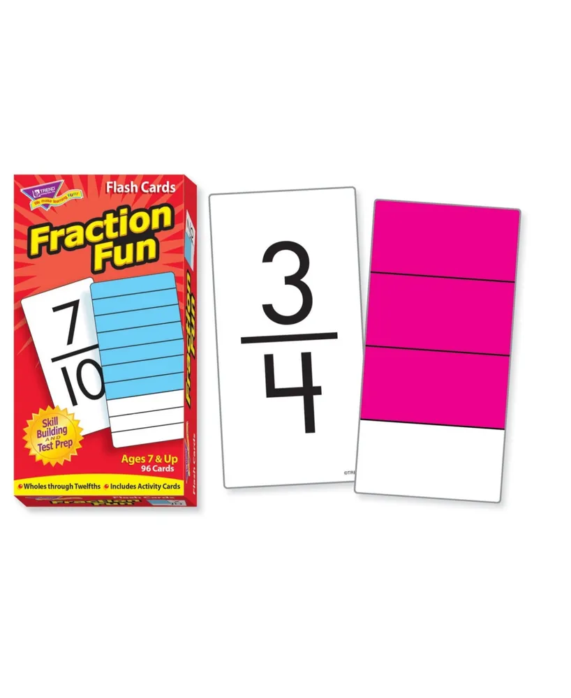 Fraction Fun Skill Drill Flash Cards