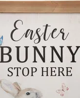 Glitzhome 24"H Easter Wooden Porch Sign / Standing Decor